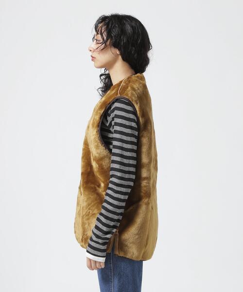 Barbour(バブアー)の「BARBOUR (バブアー) WARM PILE WAISTCOAT ZIPIN LINER(MLI0004)(その他アウター・レディース・ブラウン・40/42/36/38)」の20枚目の写真
