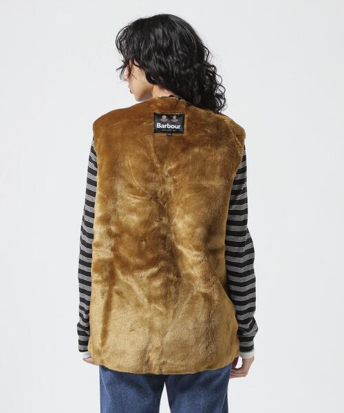 Barbour(バブアー)の「BARBOUR (バブアー) WARM PILE WAISTCOAT ZIPIN LINER(MLI0004)(その他アウター・レディース・ブラウン・40/42/36/38)」の21枚目の写真