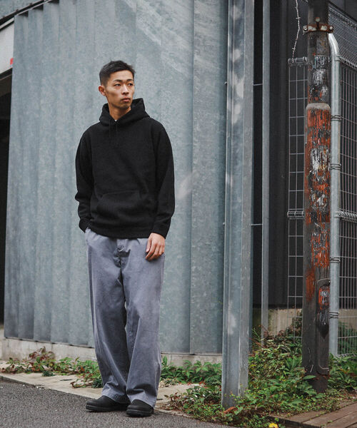 BEAMS（ビームス）の「BEAMS / ワッフルフリース フーディー（スウェット・メンズ・ナチュラル/ブラック・M/XL/L/S）」の9枚目の写真
