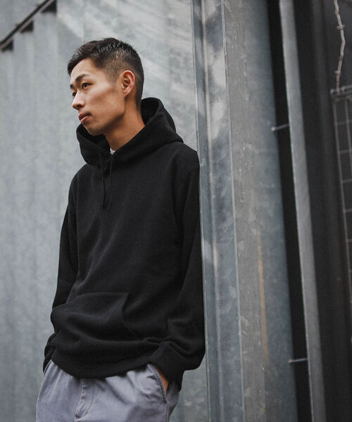 BEAMS（ビームス）の「BEAMS / ワッフルフリース フーディー（スウェット・メンズ・ナチュラル/ブラック・M/XL/L/S）」の14枚目の写真