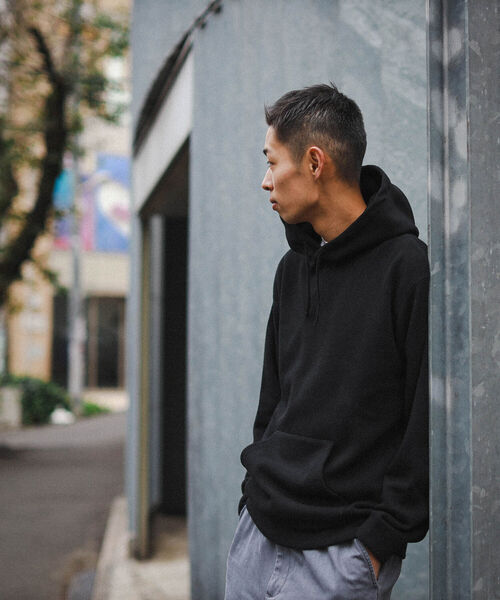 BEAMS（ビームス）の「BEAMS / ワッフルフリース フーディー（スウェット・メンズ・ナチュラル/ブラック・M/XL/L/S）」の15枚目の写真
