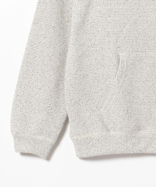 BEAMS（ビームス）の「BEAMS / ワッフルフリース フーディー（スウェット・メンズ・ナチュラル/ブラック・M/XL/L/S）」の18枚目の写真