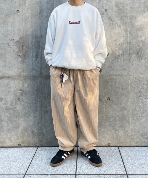 WHO'S WHO gallery(フーズフーギャラリー)の「【KOOKY'N/クーキー】BRONXコーデュロイイージーパンツ(スラックス・メンズ・ベージュ/ブラック/チャコールグレー・FREE)」の19枚目の写真
