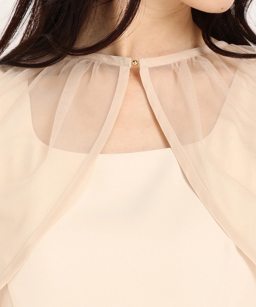 STRAWBERRY-FIELDS（ストロベリーフィールズ）の「ダブルクリッシー　セットアップ（ドレス・レディース・ピンクベージュ/ブラック・2）」の15枚目の写真