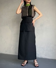 &g'aime | 【&g’aime】レイヤードタイトスカート(スカート)