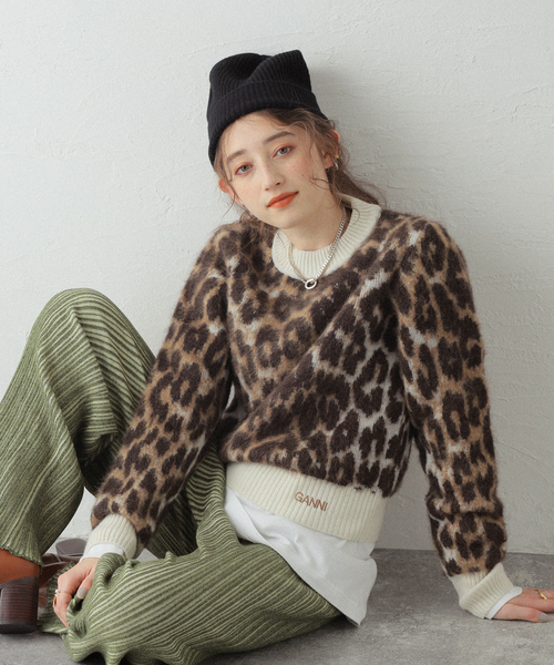 TWEED MILL（ツイードミル）の「【TWEEDMILL/ツイードミル】 Slouch beanie：ニットキャップ（ニットキャップ/ビーニー・レディース・ブラック/グレー・FREE）」の7枚目の写真