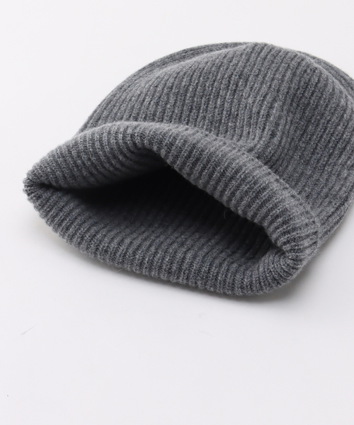 TWEED MILL（ツイードミル）の「【TWEEDMILL/ツイードミル】 Slouch beanie：ニットキャップ（ニットキャップ/ビーニー・レディース・ブラック/グレー・FREE）」の5枚目の写真