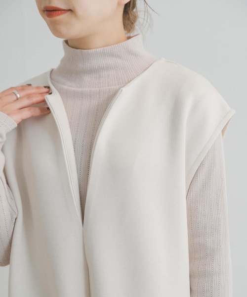 ITEMS URBANRESEARCH（アイテムズ アーバンリサーチ）の「インナーセットダンボールジャンスカ(セットアイテム)（ワンピース・レディース・アイボリー/ブラック/モカ・FREE）」の13枚目の写真