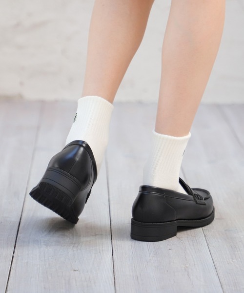 Honeys（ハニーズ）の「コインローファー（ローファー・レディース・ブラック/ダークブラウン・S/LL/L/M）」の11枚目の写真