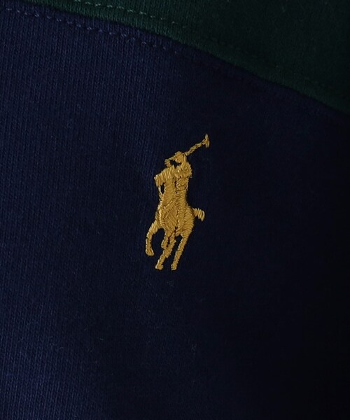 OPAQUE.CLIP(オペークドットクリップ)の「◆【POLO RALPH LAUREN/ポロ ラルフ ローレン】ラグビーシャツ(ポロシャツ・レディース・ネイビー系7・02)」の5枚目の写真