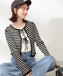 N.（N. Natural Beauty Basic） | ◆シアーシャインリブカーディガン(カーディガン/ボレロ)