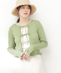 N.(N. Natural Beauty Basic) | ◆シアーシャインリブカーディガン(カーディガン/ボレロ)