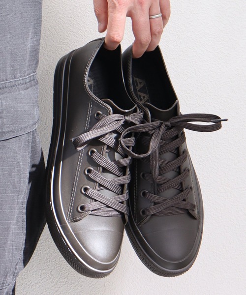 AAA+（サンエープラス）の「防水設計 ローカットレインスニーカー（レインシューズ・メンズ・ダークブラウン/ブラック・L/S/LL/M）」の8枚目の写真