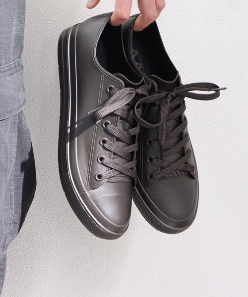 AAA+（サンエープラス）の「防水設計 ローカットレインスニーカー（レインシューズ・メンズ・ダークブラウン/ブラック・L/S/LL/M）」の7枚目の写真