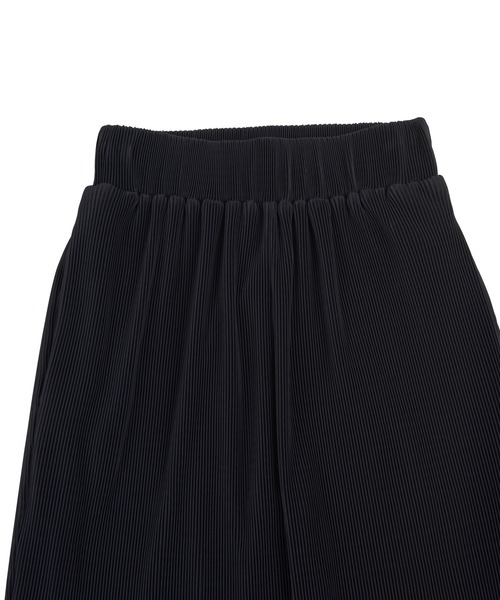 PUNYUS（プニュズ）の「プリーツフレアパンツ（その他パンツ・レディース・サックスブルー/ライトピンク/ブラック/グリーン・1/2/3/4）」の11枚目の写真