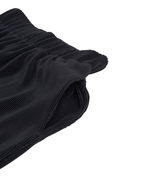 PUNYUS（プニュズ）の「プリーツフレアパンツ（その他パンツ・レディース・サックスブルー/ライトピンク/ブラック/グリーン・1/2/3/4）」の14枚目の写真