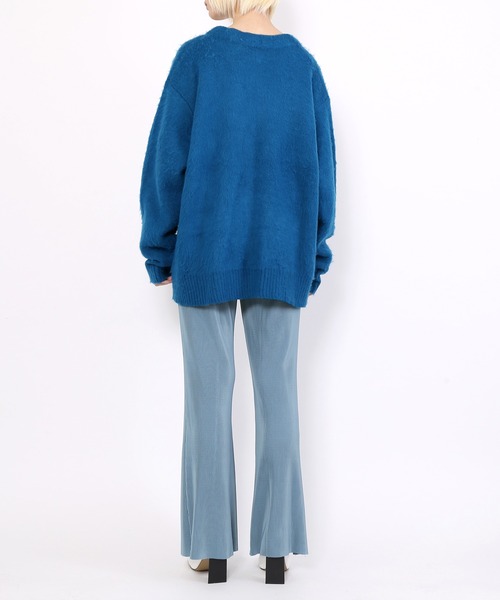 PUNYUS（プニュズ）の「プリーツフレアパンツ（その他パンツ・レディース・サックスブルー/ライトピンク/ブラック/グリーン・1/2/3/4）」の13枚目の写真