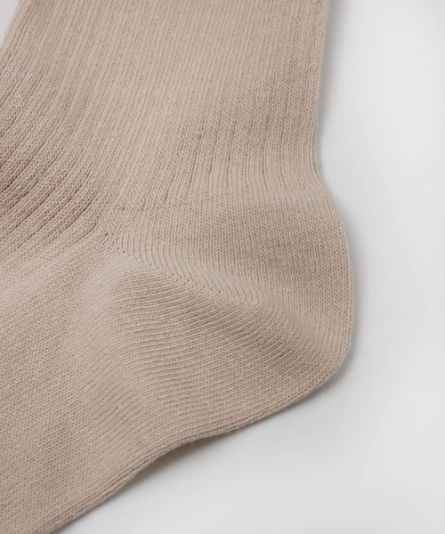 andme（アンドミー）の「メローリブソックス（ソックス/靴下・レディース・ホワイト/ライム/ピンク/ベージュ/ブラック・23-25cm）」の15枚目の写真