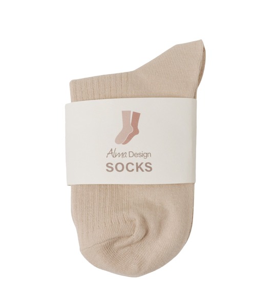 andme（アンドミー）の「メローリブソックス（ソックス/靴下・レディース・ホワイト/ライム/ピンク/ベージュ/ブラック・23-25cm）」の22枚目の写真