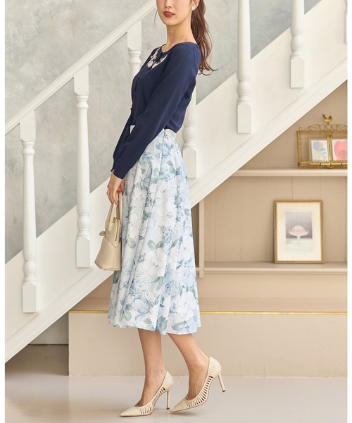 tocco closet（トッコ クローゼット）の「ウエストパイピングフラワー