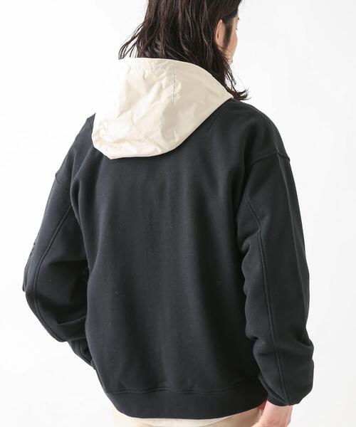 URBAN RESEARCH Sonny Label(アーバンリサーチサニーレーベル)の「裏毛スウェットMA-1ブルゾン(MA-1・メンズ・ブラック/グレー/ベージュ系その他・LARGE/MEDIUM)」の22枚目の写真