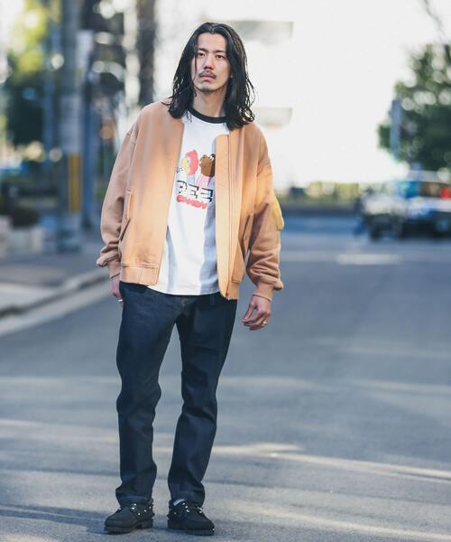 URBAN RESEARCH Sonny Label(アーバンリサーチサニーレーベル)の「裏毛スウェットMA-1ブルゾン(MA-1・メンズ・ブラック/グレー/ベージュ系その他・LARGE/MEDIUM)」の17枚目の写真