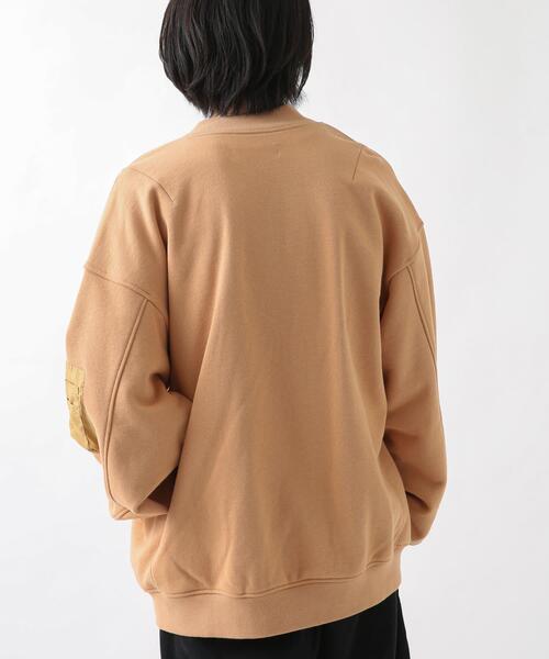 URBAN RESEARCH Sonny Label(アーバンリサーチサニーレーベル)の「裏毛スウェットMA-1ブルゾン(MA-1・メンズ・ブラック/グレー/ベージュ系その他・LARGE/MEDIUM)」の14枚目の写真