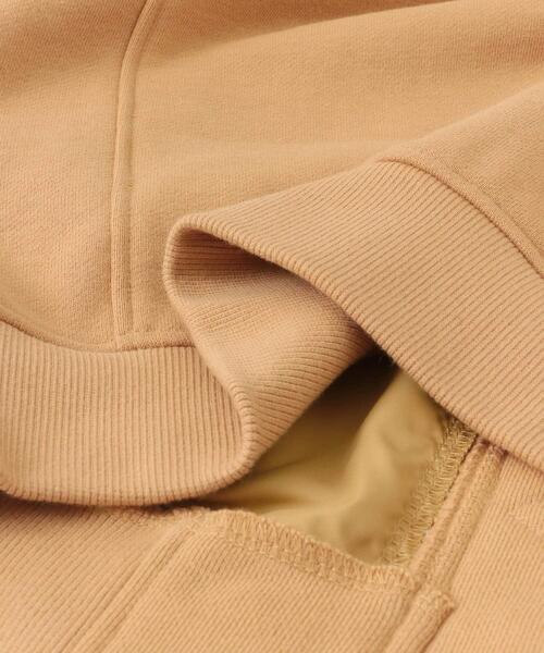 URBAN RESEARCH Sonny Label(アーバンリサーチサニーレーベル)の「裏毛スウェットMA-1ブルゾン(MA-1・メンズ・ブラック/グレー/ベージュ系その他・LARGE/MEDIUM)」の4枚目の写真