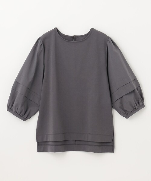 ANY(エニィ)の「ティアードスリーブトップス(Tシャツ/カットソー・レディース・グレー系/アイボリー系/ライラック系・2/3)」の8枚目の写真