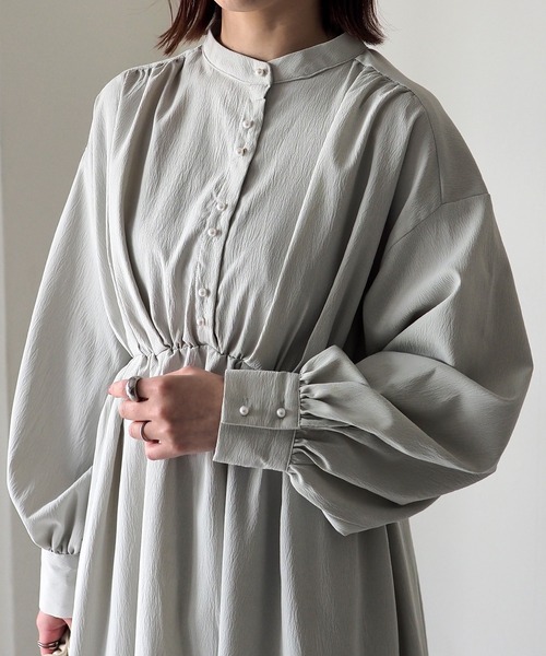 Riberry(リベリー)の「パールボタンワンピース(ワンピース・レディース・ブラック/ライム/アイボリー・FREE)」の22枚目の写真