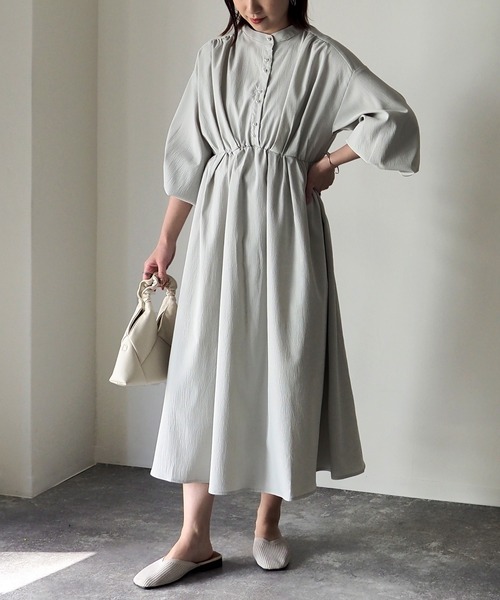 Riberry(リベリー)の「パールボタンワンピース(ワンピース・レディース・ブラック/ライム/アイボリー・FREE)」の16枚目の写真