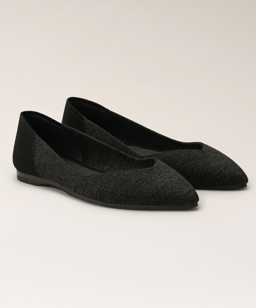 Oito（オイト）の「◆Washi Flat △（わしふらっと さんかく）【洗える】（その他シューズ・レディース・ブラック/グレー・24.5cm/23.0cm/24.0cm/25.0cm/22.5cm/23.5cm）」の4枚目の写真