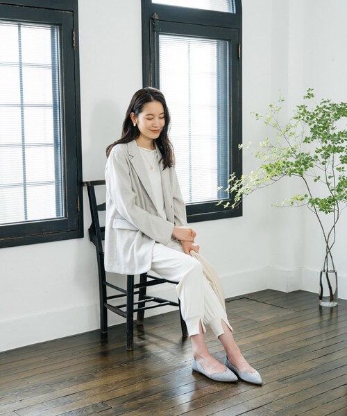 Oito（オイト）の「◆Washi Flat △（わしふらっと さんかく）【洗える】（その他シューズ・レディース・ブラック/グレー・24.5cm/23.0cm/24.0cm/25.0cm/22.5cm/23.5cm）」の15枚目の写真