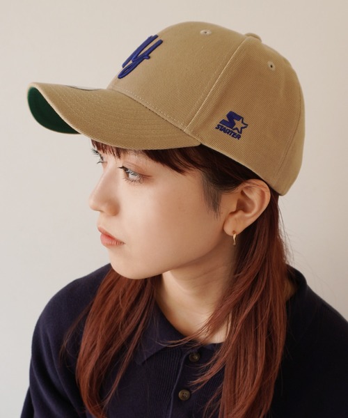STARTER BLACK LABEL（スターターブラックレーベル）の「【 STARTER BLACK LABEL / スターター 】 ワンポイント ローキャップ / CAP（キャップ・レディース・ブラック/ホワイト/ブラウン/ベージュ/パープル/ネイビー/ブラック系その他2/ブラック系その他4/ブラック系その他5/ベージュ系その他2/ベージュ系その他3/ベージュ系その他4/ベージュ系その他5/グリーン系その他2/ブルー系その他2/ブルー系その他3/ブルー系その他4/グリーン/ブラック系その他/ベージュ系その他/グリーン系その他/ブルー系その他/ブラック系その他3/ブルー・FREE）」の10枚目の写真
