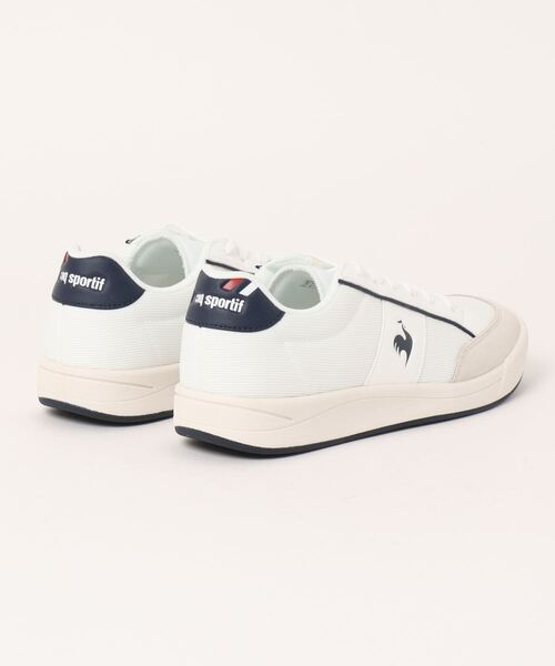 le coq sportif（ルコックスポルティフ）の「le coq sportif ルコックスポルティフ LCS GRAND EST AC【軽量】メンズスニーカー(LCSグランエストAC)（スニーカー・メンズ・ホワイト×ネイビー・25.0cm/25.5cm/26.0cm/26.5cm/27.0cm/27.5cm/28.0cm/28.5cm）」の3枚目の写真