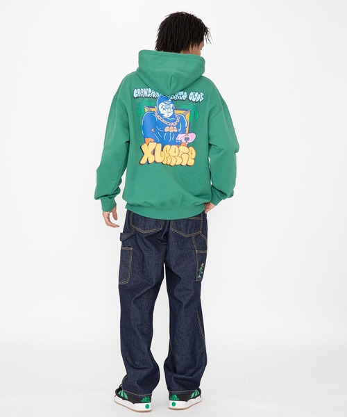 XLARGE（エクストララージ）の「XLARGE×CSC DENIM PAINTER PANTS（デニムパンツ・メンズ・ライトインディゴブルー/ブラック・30inch/36inch/34inch/32inch）」の12枚目の写真