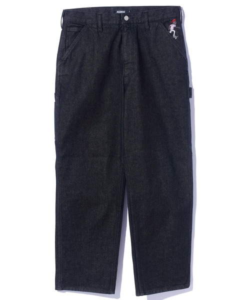 XLARGE（エクストララージ）の「XLARGE×CSC DENIM PAINTER PANTS（デニムパンツ・メンズ・ライトインディゴブルー/ブラック・30inch/36inch/34inch/32inch）」の7枚目の写真