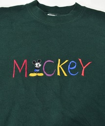 OLDMICKEY （オールドミッキー）の「【ヴィンテージ古着】90's Mickey / ミッキー 刺繍 クルーネックスウェット USA製（スウェット・メンズ）」