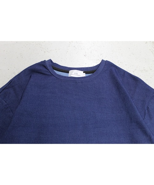 LiSS（リス）の「【Ls】【LiSS】デニム風カットソー（Tシャツ/カットソー・メンズ・ブラック/インディゴブルー/ブルー系その他2・1/2）」の9枚目の写真