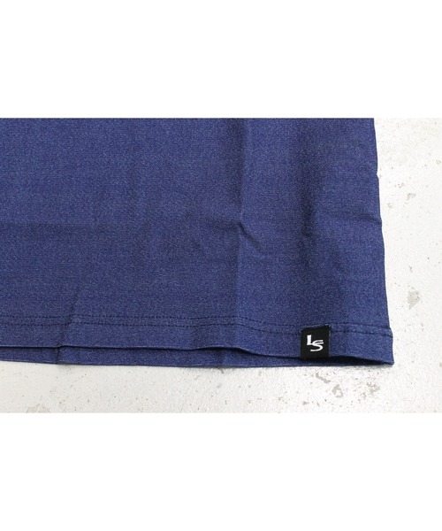 LiSS（リス）の「【Ls】【LiSS】デニム風カットソー（Tシャツ/カットソー・メンズ・ブラック/インディゴブルー/ブルー系その他2・1/2）」の10枚目の写真