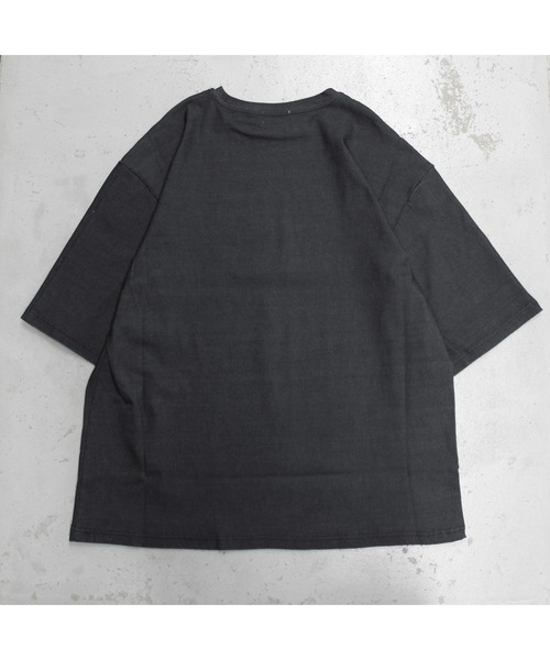 LiSS（リス）の「【Ls】【LiSS】デニム風カットソー（Tシャツ/カットソー・メンズ・ブラック/インディゴブルー/ブルー系その他2・1/2）」の14枚目の写真