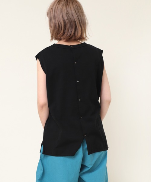 RNA-N（アールエヌエーエヌ）の「M2060 ＳＰＭノイルバックオープンノースリ（タンクトップ・レディース・ブラック/オレンジ/オフホワイト・MEDIUM）」の8枚目の写真