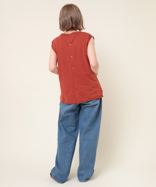 RNA-N（アールエヌエーエヌ）の「M2060 ＳＰＭノイルバックオープンノースリ（タンクトップ・レディース・ブラック/オレンジ/オフホワイト・MEDIUM）」の16枚目の写真