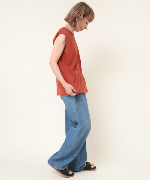 RNA-N（アールエヌエーエヌ）の「M2060 ＳＰＭノイルバックオープンノースリ（タンクトップ・レディース・ブラック/オレンジ/オフホワイト・MEDIUM）」の15枚目の写真