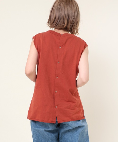 RNA-N（アールエヌエーエヌ）の「M2060 ＳＰＭノイルバックオープンノースリ（タンクトップ・レディース・ブラック/オレンジ/オフホワイト・MEDIUM）」の13枚目の写真