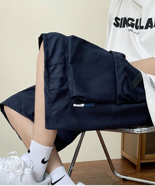 MGV(エムジーヴィー)の「ワイドカーゴハーフパンツ(カーゴパンツ・メンズ・グレー/ネイビー・LARGE/MEDIUM/X-LARGE)」の5枚目の写真