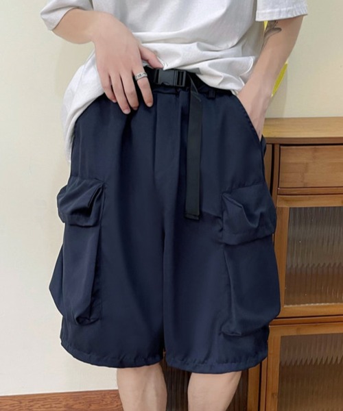 MGV(エムジーヴィー)の「ワイドカーゴハーフパンツ(カーゴパンツ・メンズ・グレー/ネイビー・LARGE/MEDIUM/X-LARGE)」の12枚目の写真