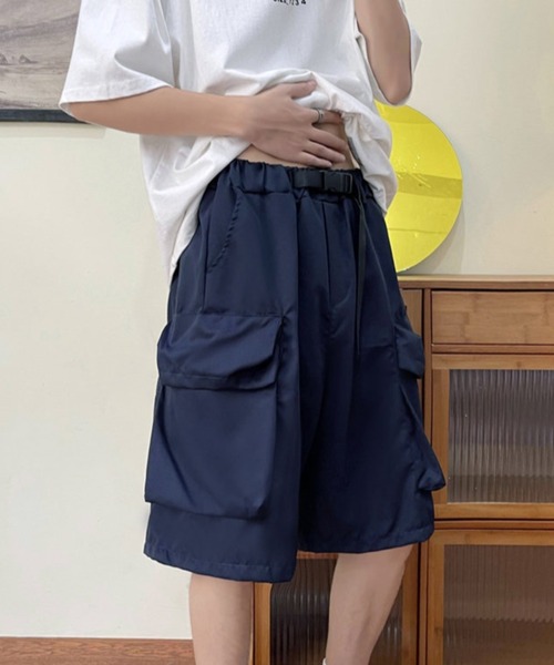 MGV(エムジーヴィー)の「ワイドカーゴハーフパンツ(カーゴパンツ・メンズ・グレー/ネイビー・LARGE/MEDIUM/X-LARGE)」の13枚目の写真