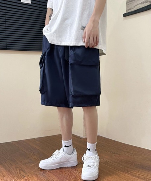 MGV(エムジーヴィー)の「ワイドカーゴハーフパンツ(カーゴパンツ・メンズ・グレー/ネイビー・LARGE/MEDIUM/X-LARGE)」の14枚目の写真