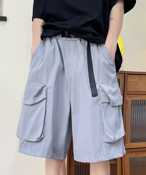MGV(エムジーヴィー)の「ワイドカーゴハーフパンツ(カーゴパンツ・メンズ・グレー/ネイビー・LARGE/MEDIUM/X-LARGE)」の17枚目の写真
